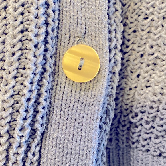 Lauren Conrad blue knit sweater size M - Picture 4 of 4